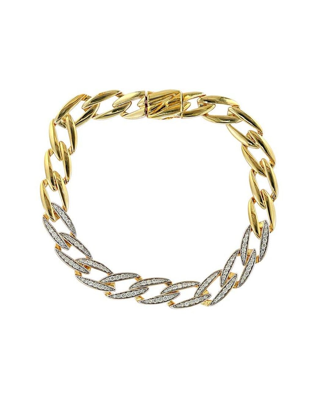 Effy Fine Jewelry Metallic Over 0.75 Ct. Tw. Diamond Bracelet