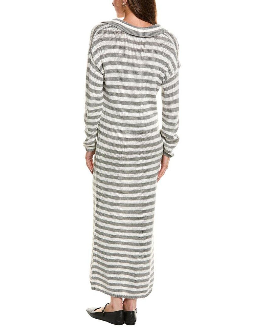525 America Multicolor Raya Polo Sweaterdress