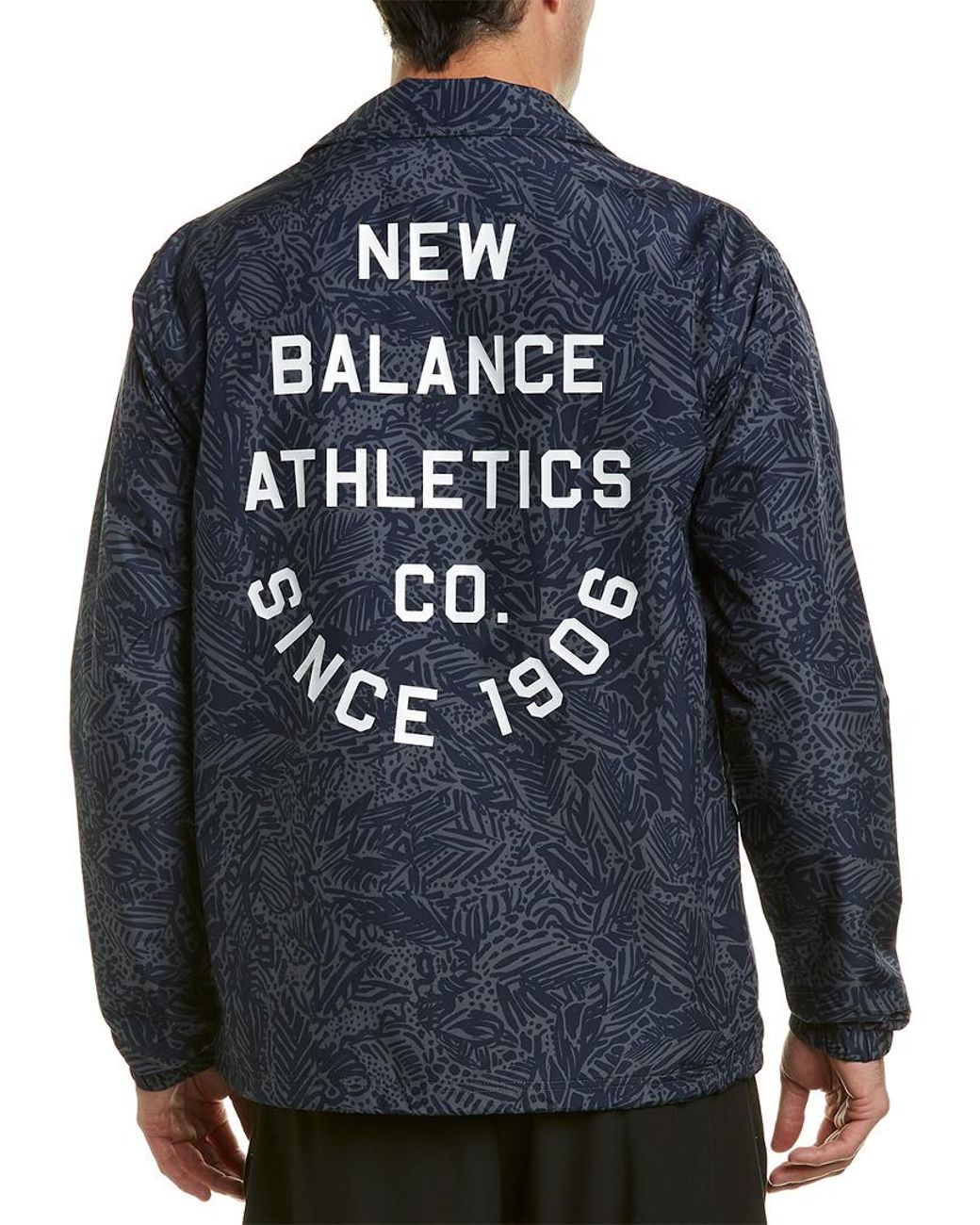 New Balance Synthetic Classic Coach Jacket in Blue for Men | Lyst