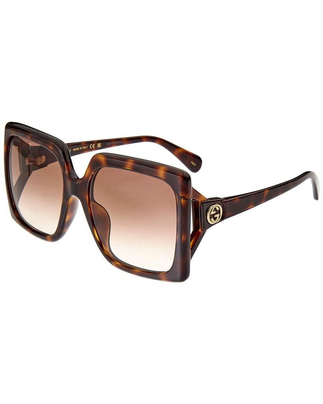 Gucci GG0876SA 59mm Sunglasses in Brown Lyst