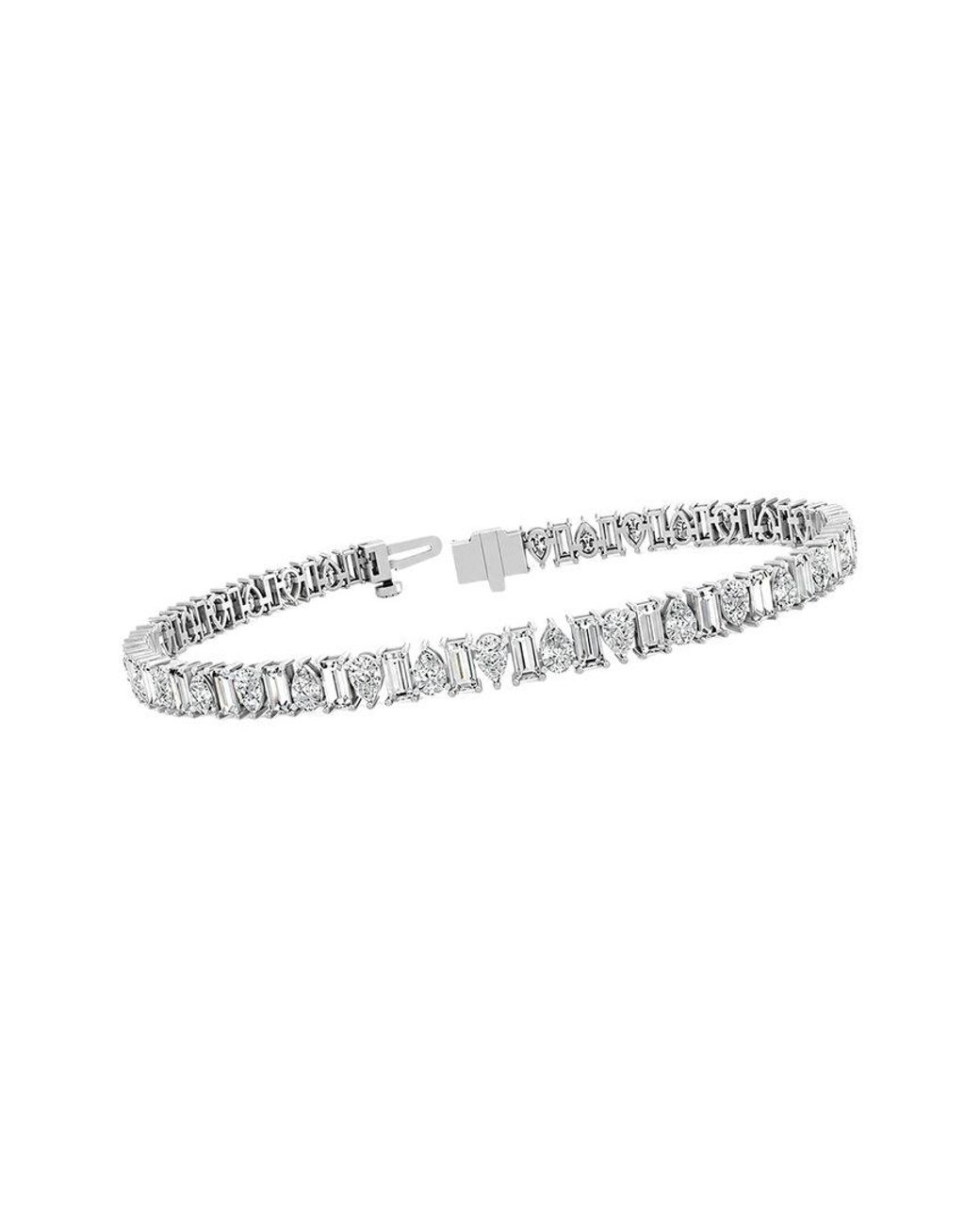 Lab Grown Diamonds White 14K.24 Ct. Tw. Lab-Grown Diamond Tennis Bracelet