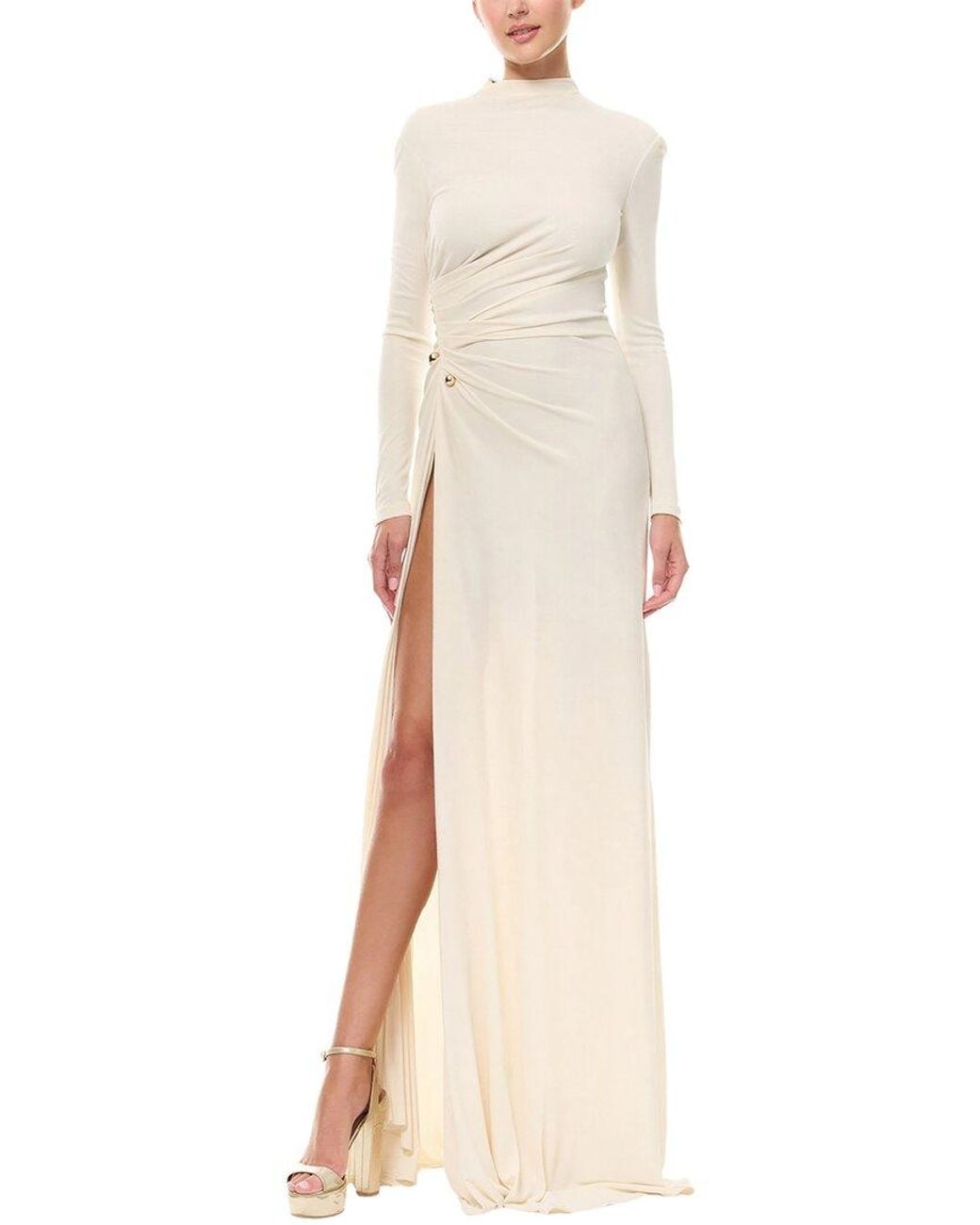 Alma King Natural Solid Maxi Dress