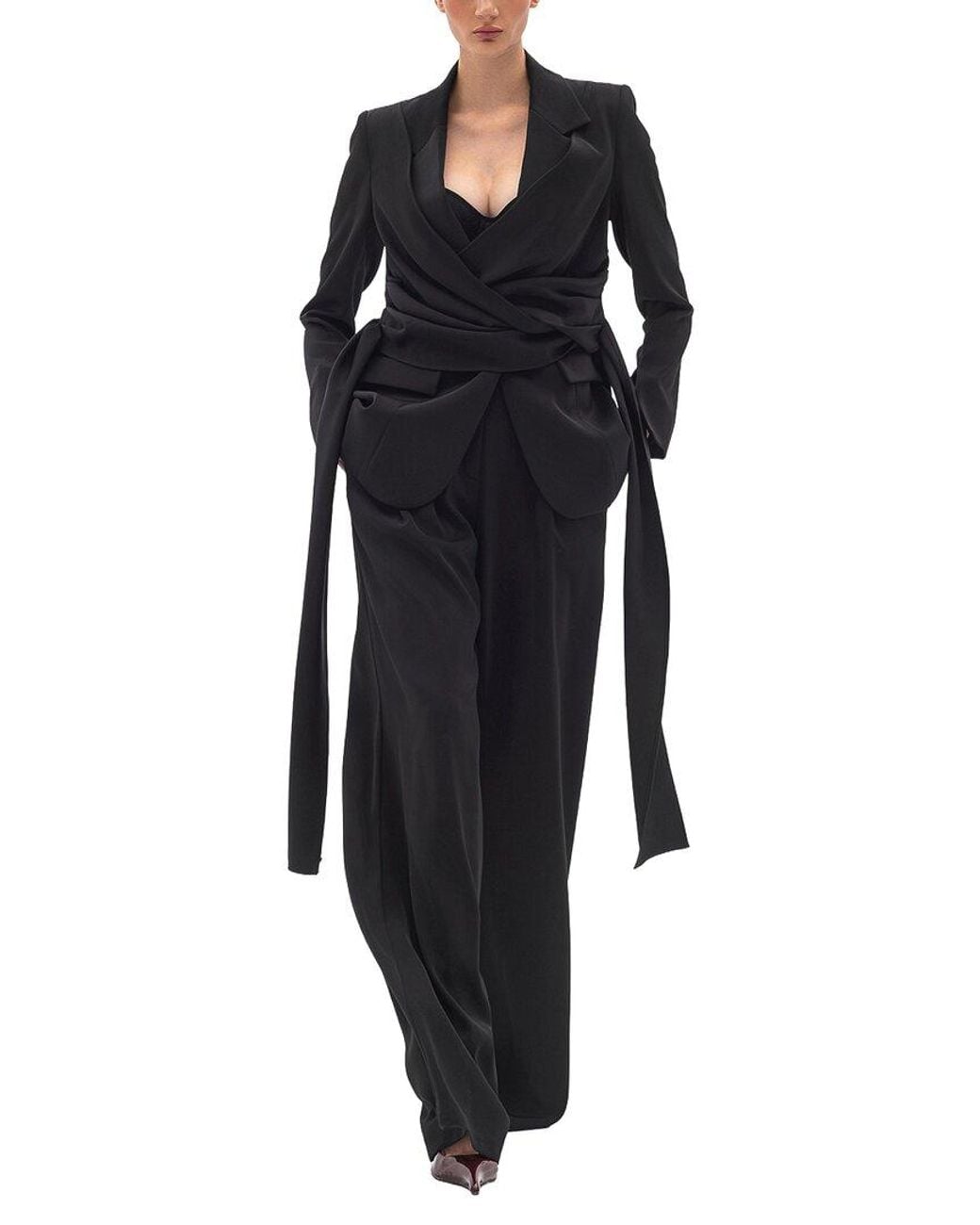 BGL Black 2Pc Jacket & Pant Set