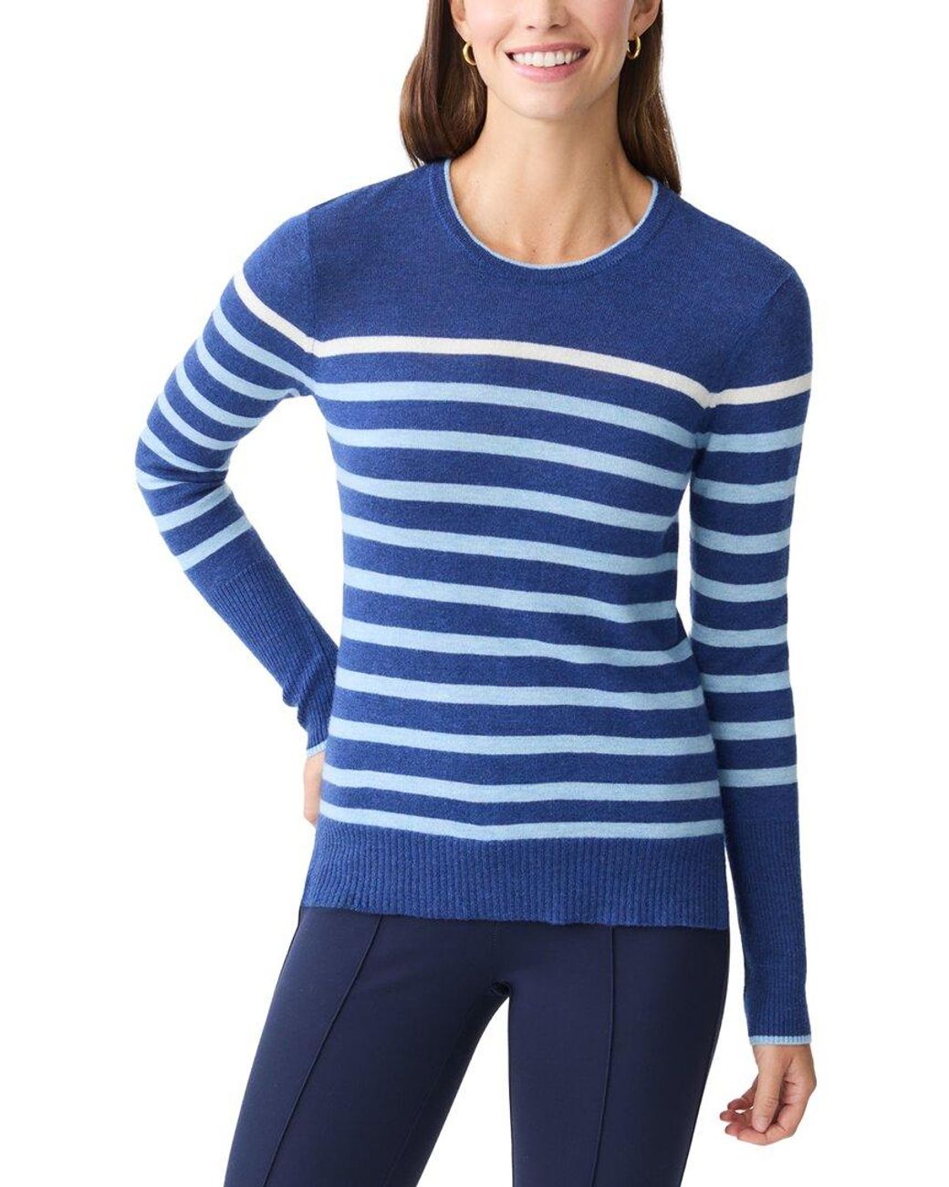 J.McLaughlin Blue Poet Cashmere Sweater
