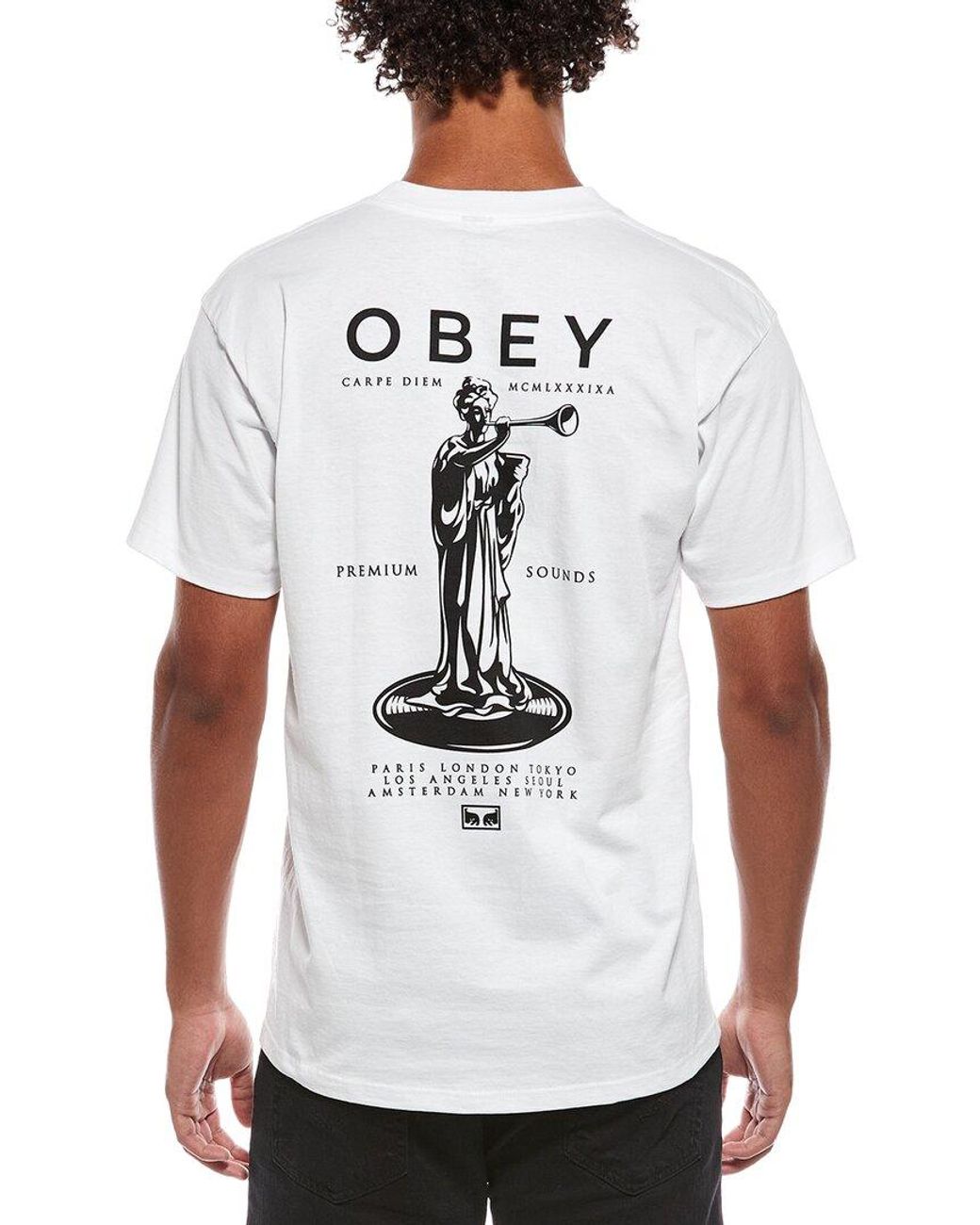 Obey White T-Shirt for men