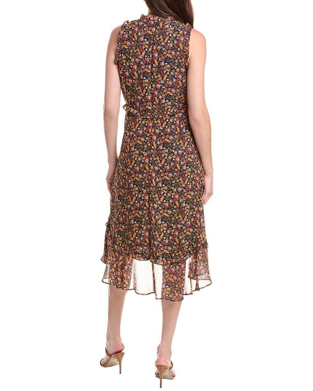 Julia Jordan Brown High-Low Midi Dress