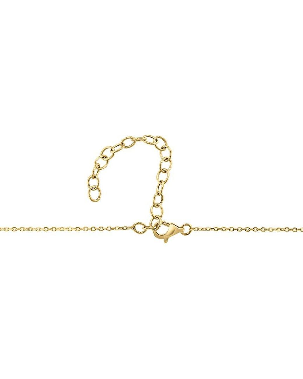 Effy Fine Jewelry Metallic 14k 1.56 Ct. Tw. Diamond & Emerald Necklace
