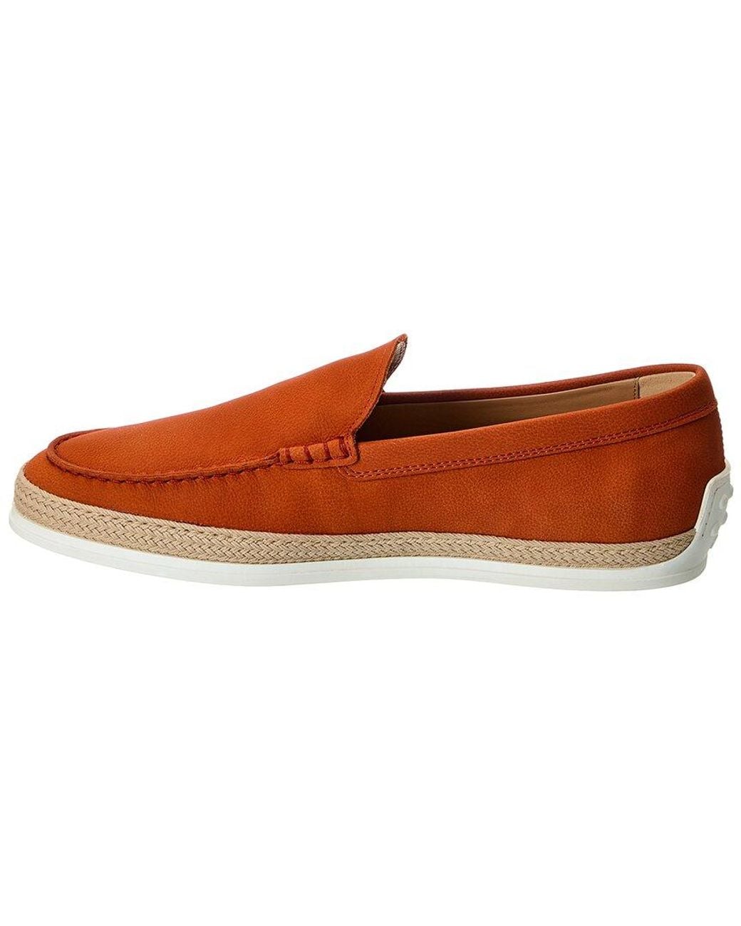 Tod's Brown Leather Loafer for men