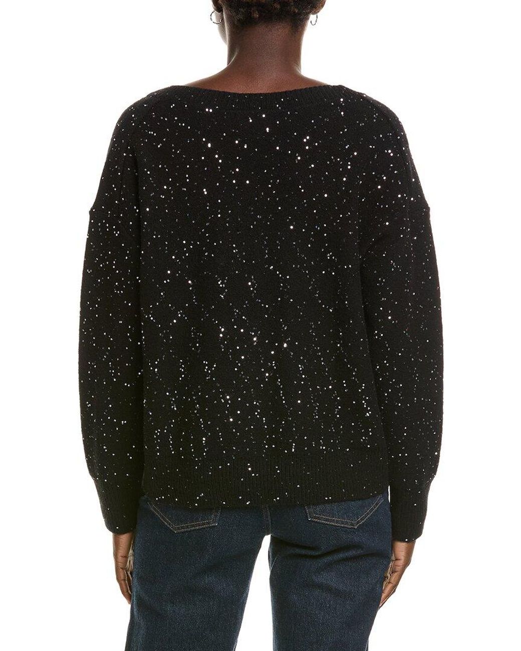 Michael Stars Black Francis V-neck Sweater