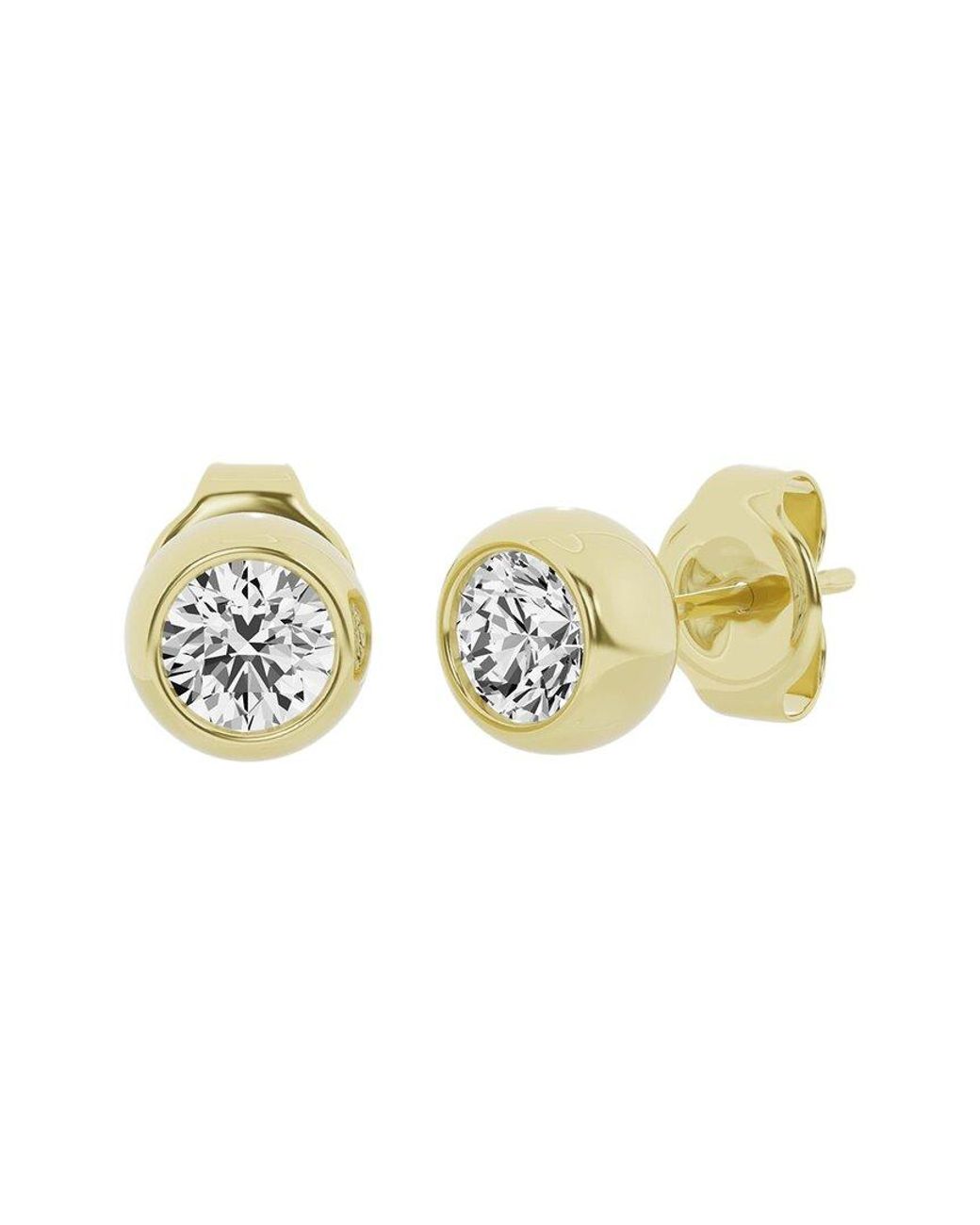Lab Grown Diamonds Metallic 14K 1.50 Ct. Tw. Lab-Grown Diamond Studs
