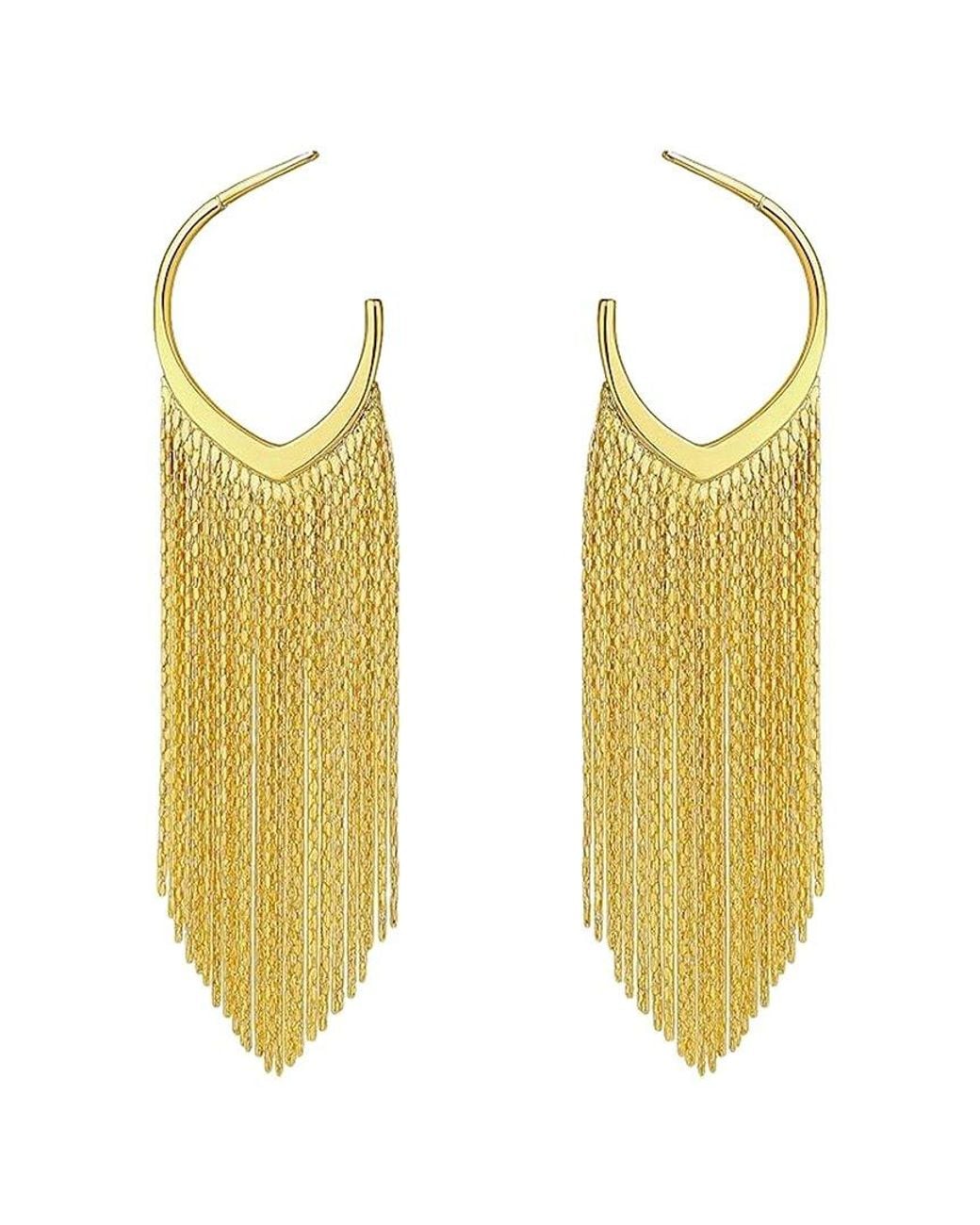 Liv Oliver Yellow 18K Plated Earrings
