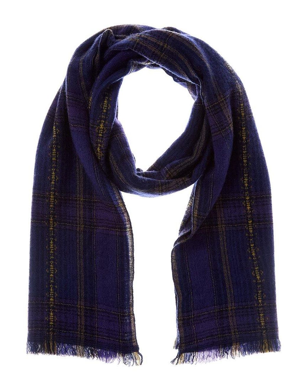 Isabel Marant Blue Kuzanne Wool & Cashmere-Blend Scarf