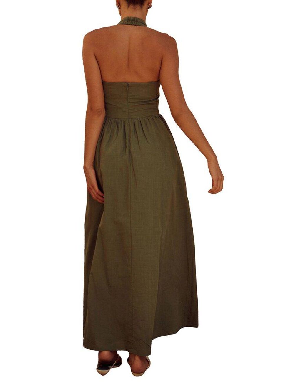 CAMILA BLANCO Brown Maxi Dress