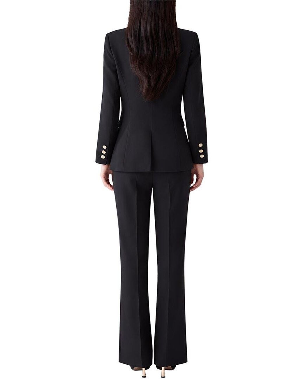 Olivia Taylor Blue 2Pc Jacket & Pant Set