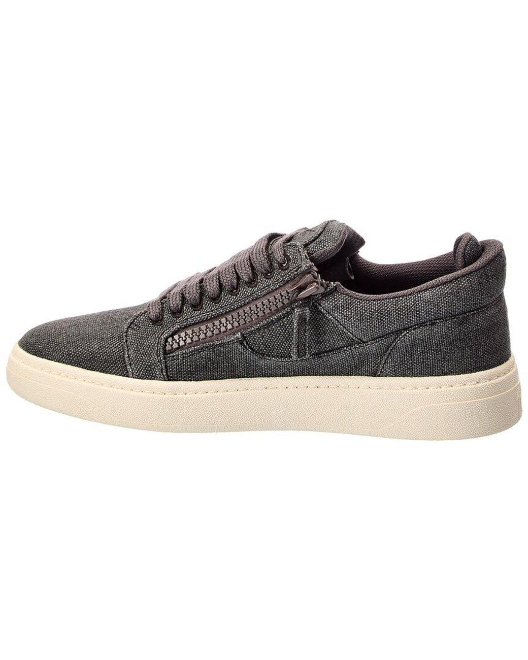 Giuseppe Zanotti Gray Gz/94 Canvas Sneaker for men