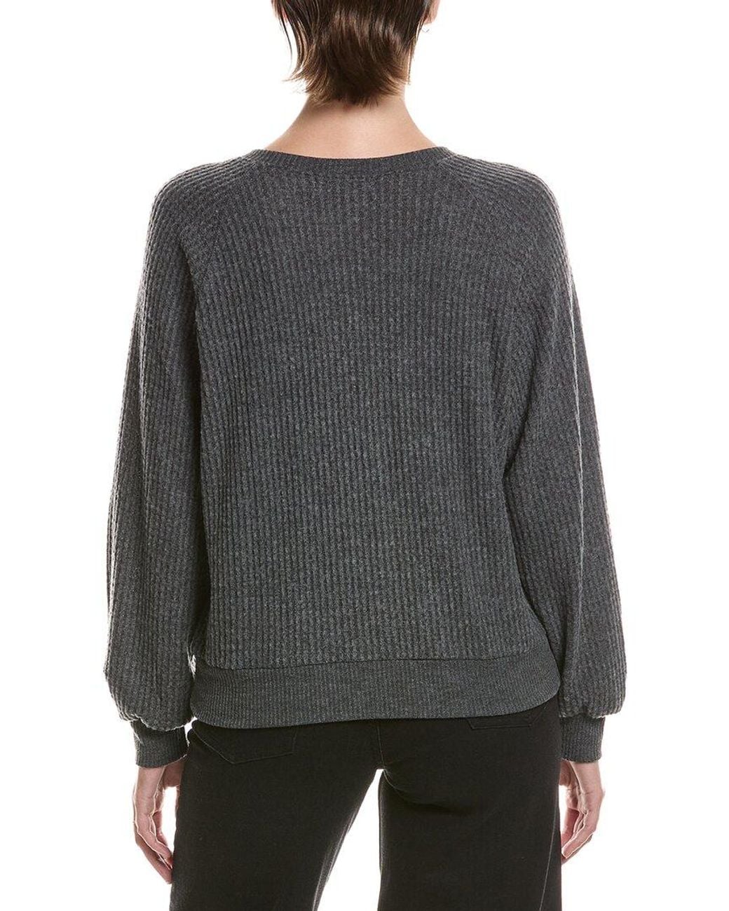 Michael Stars Gray Eira Henley Raglan
