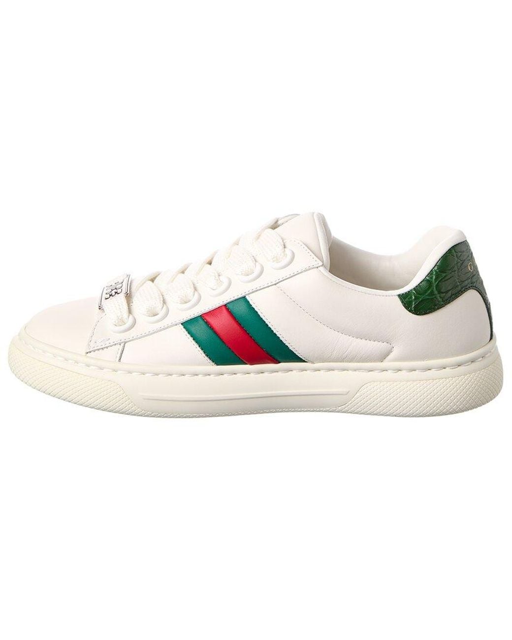 Gucci White Ace Leather Sneaker