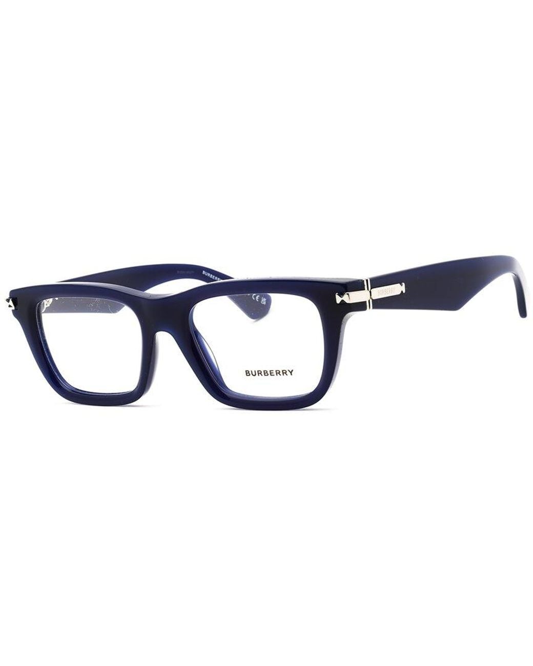 Burberry Blue 51Mm Optical Frames for men