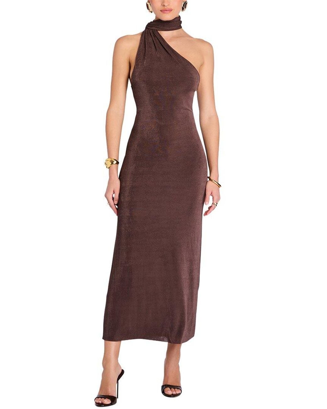 SER.O.YA Purple Seroya Tre Midi Dress