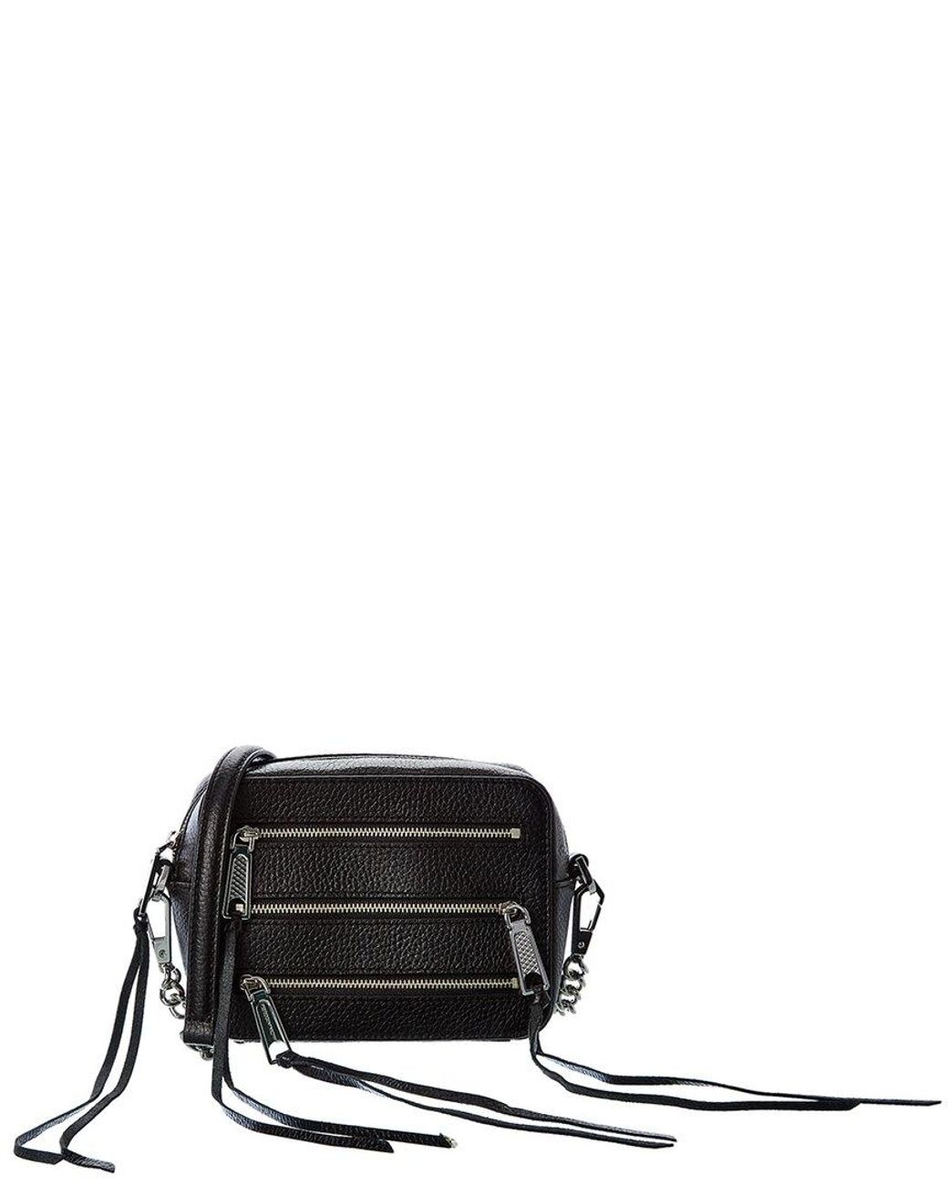 Rebecca Minkoff 4 Zip Moto Leather Camera Bag in Black Lyst