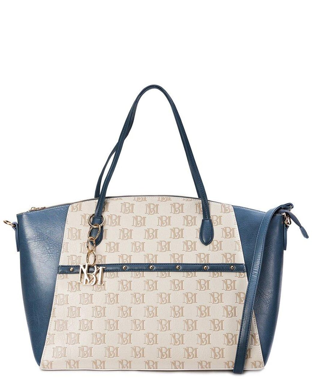 Badgley Mischka Blue Caroline Weekend Tote