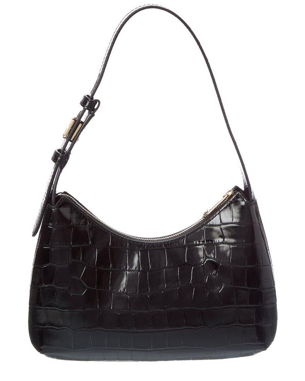 Furla Black Febe Small Leather Hobo