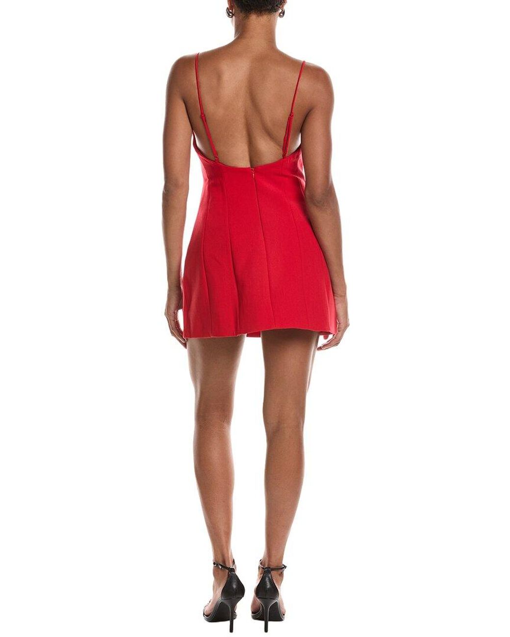 Bardot Red Branca Hourglass Mini Dress