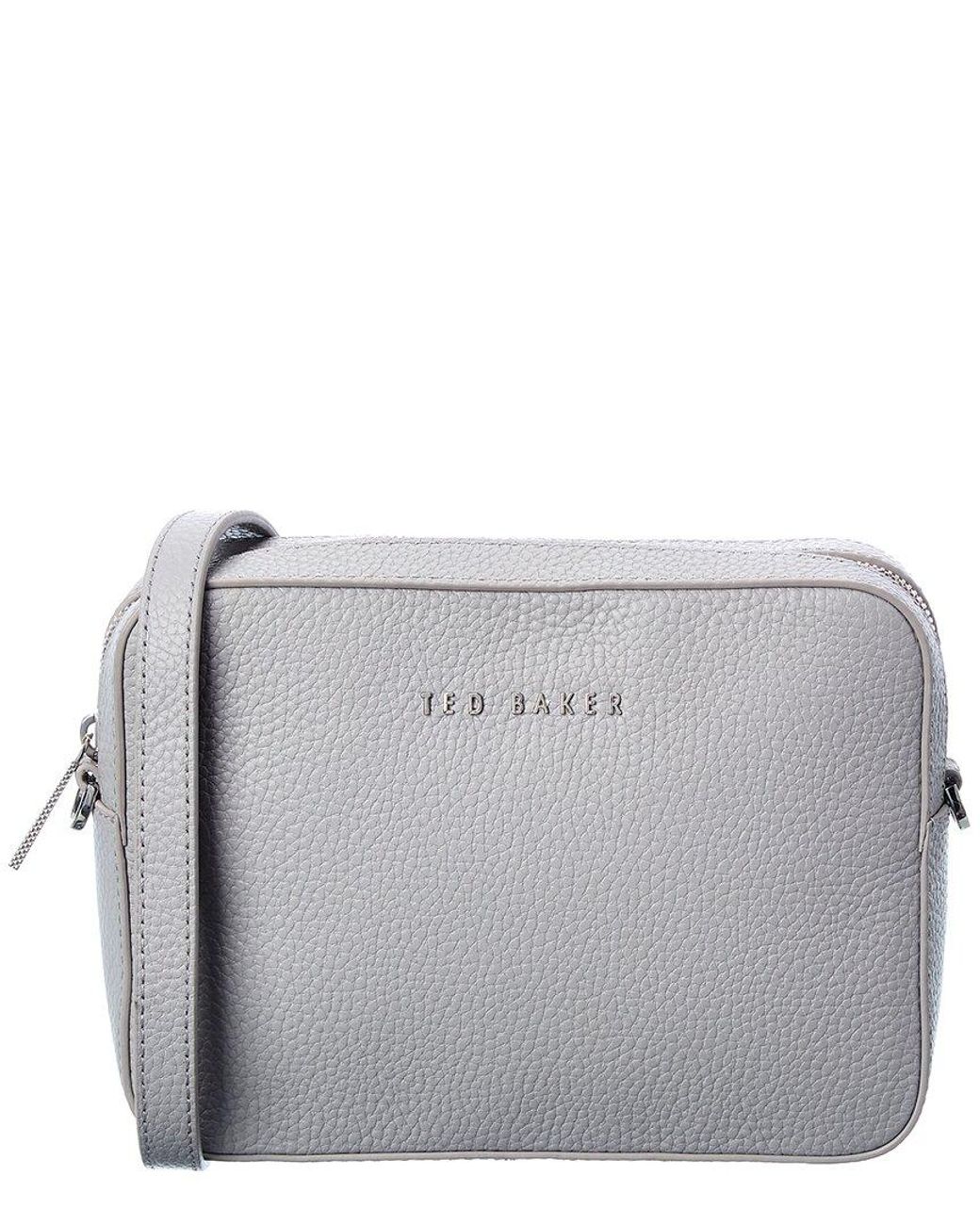 Ted Baker Saphire Soft Leather Camera Bag in Gray | Lyst