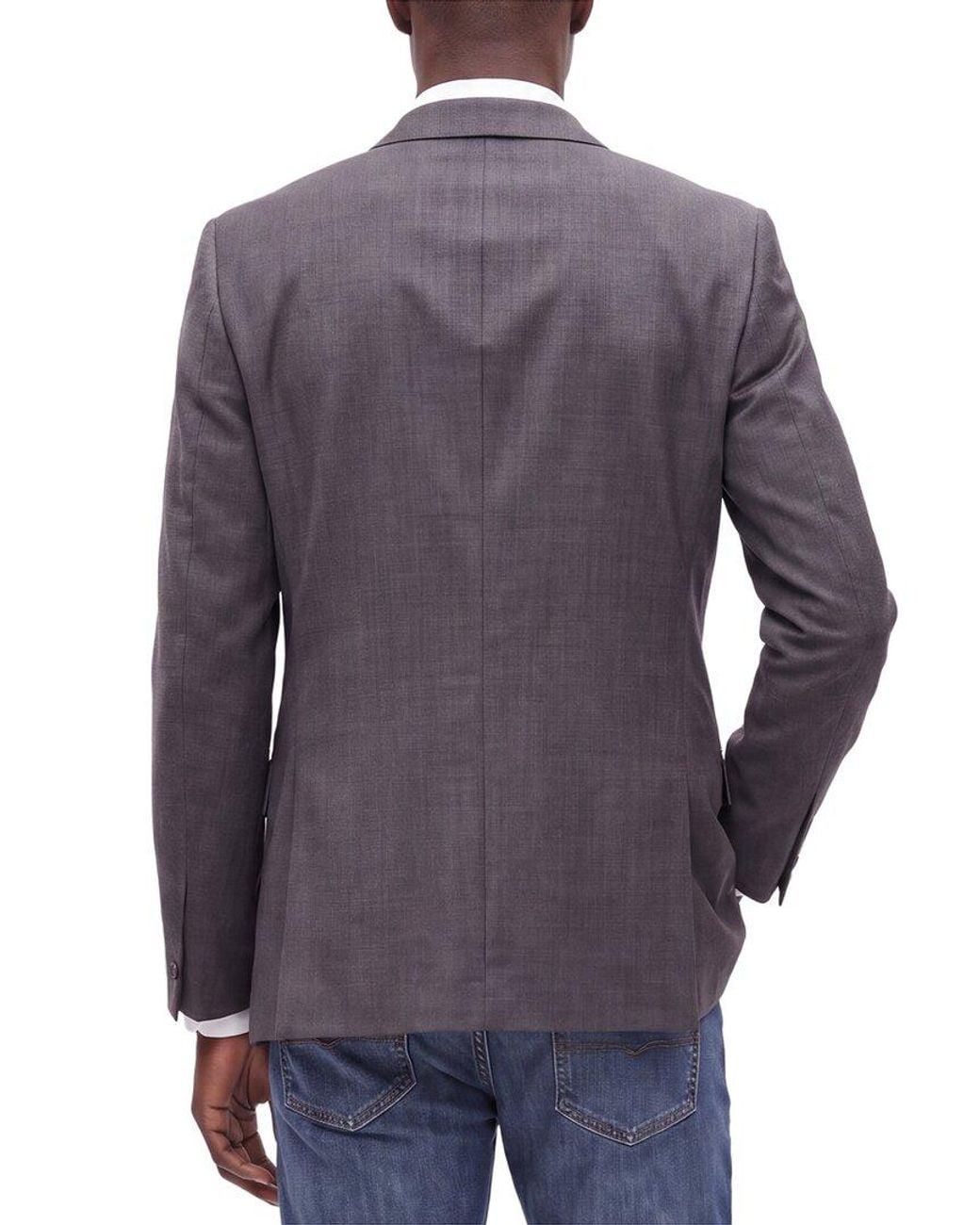 Kilgour Blue Wool Jacket for men