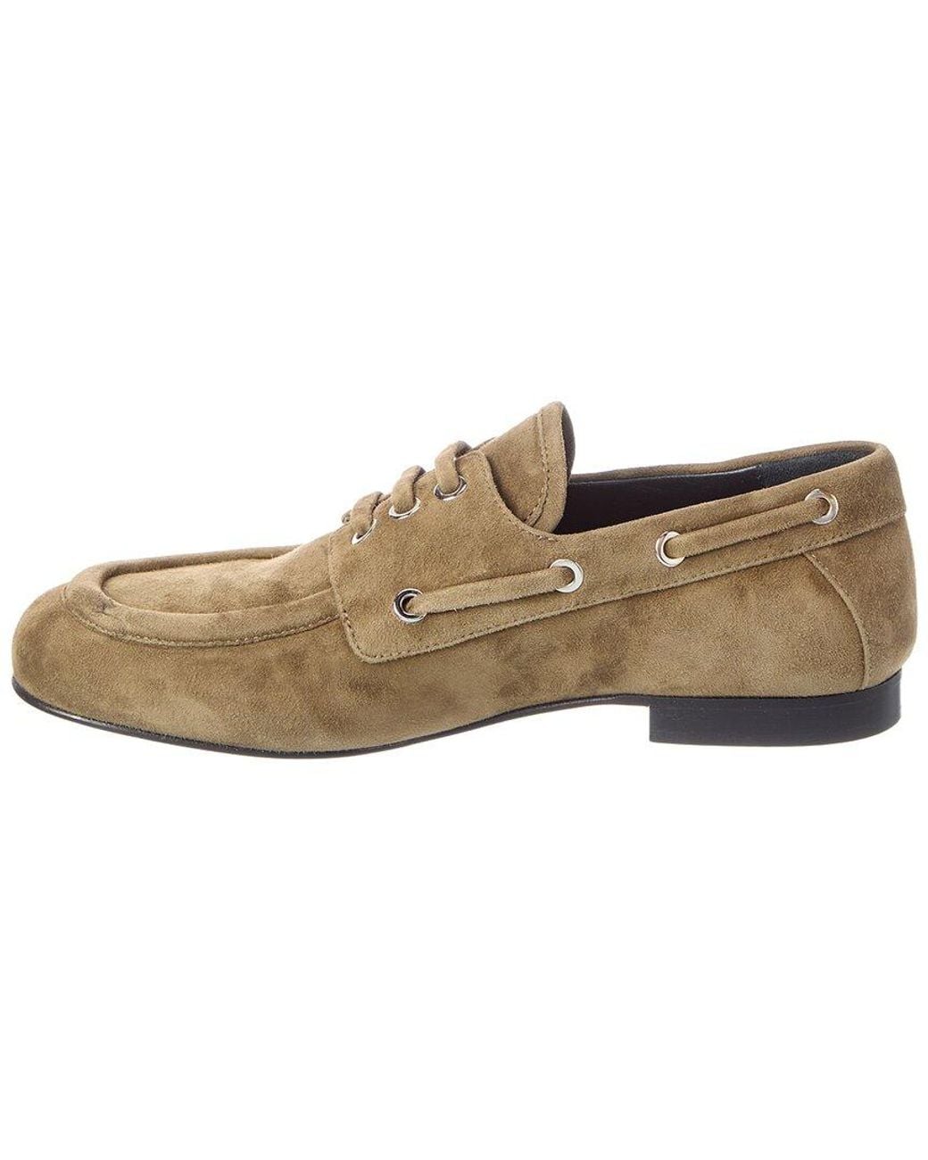 Proenza Schouler Brown Deck Suede Loafer
