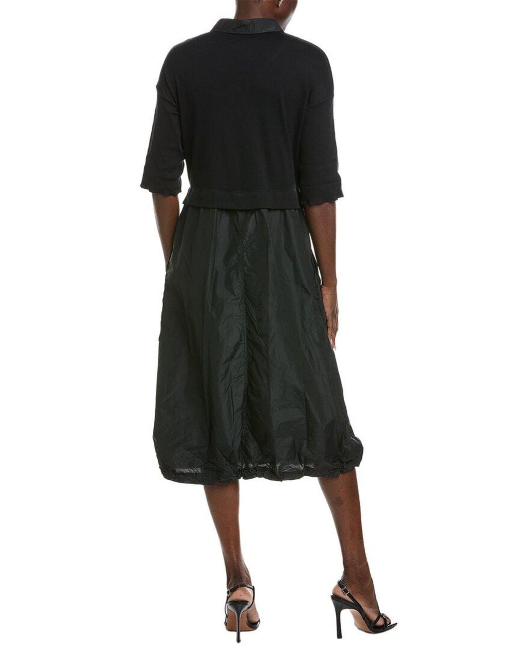 Marc Cain Black Midi Dress