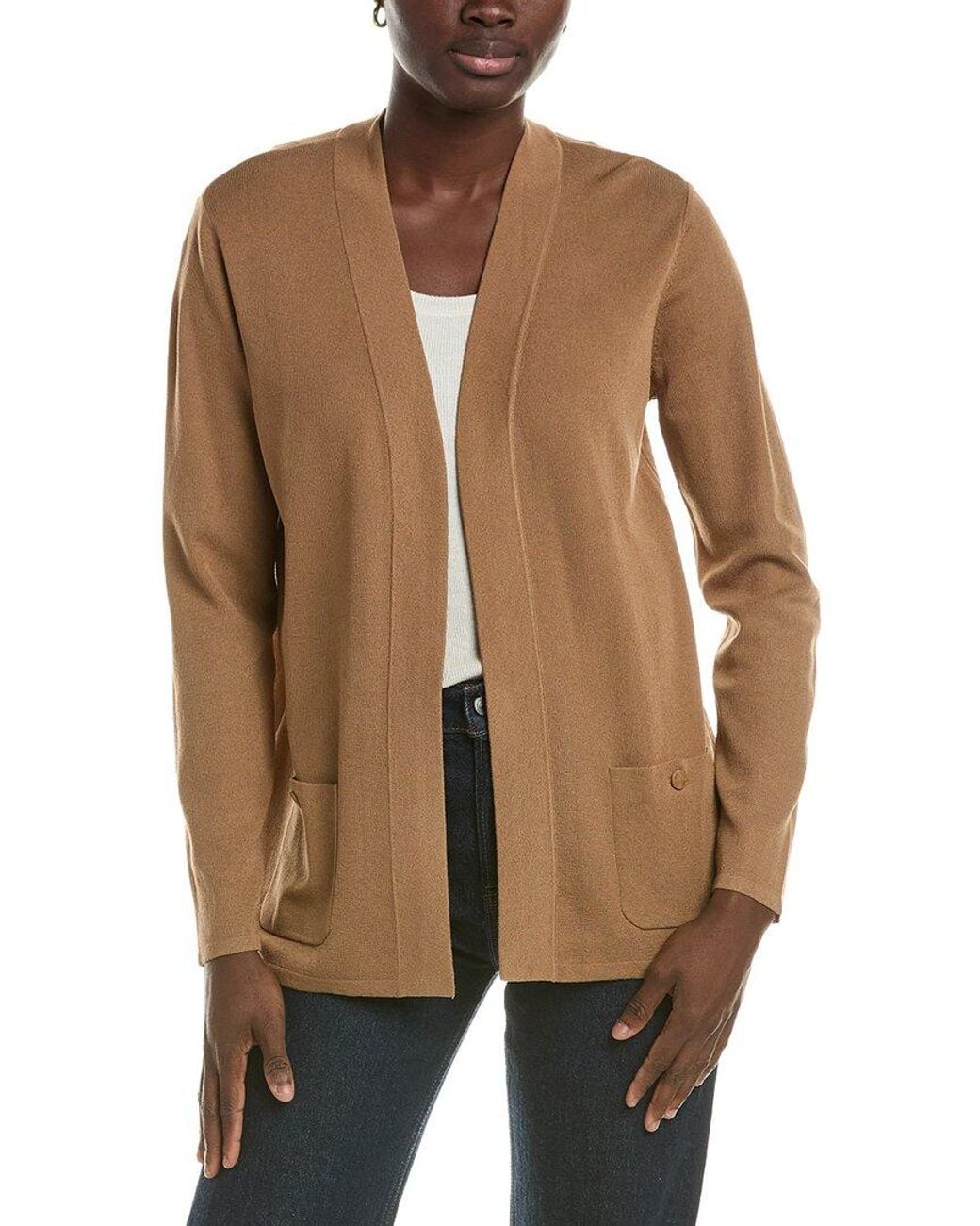 Anne Klein Brown Malibu Cardigan