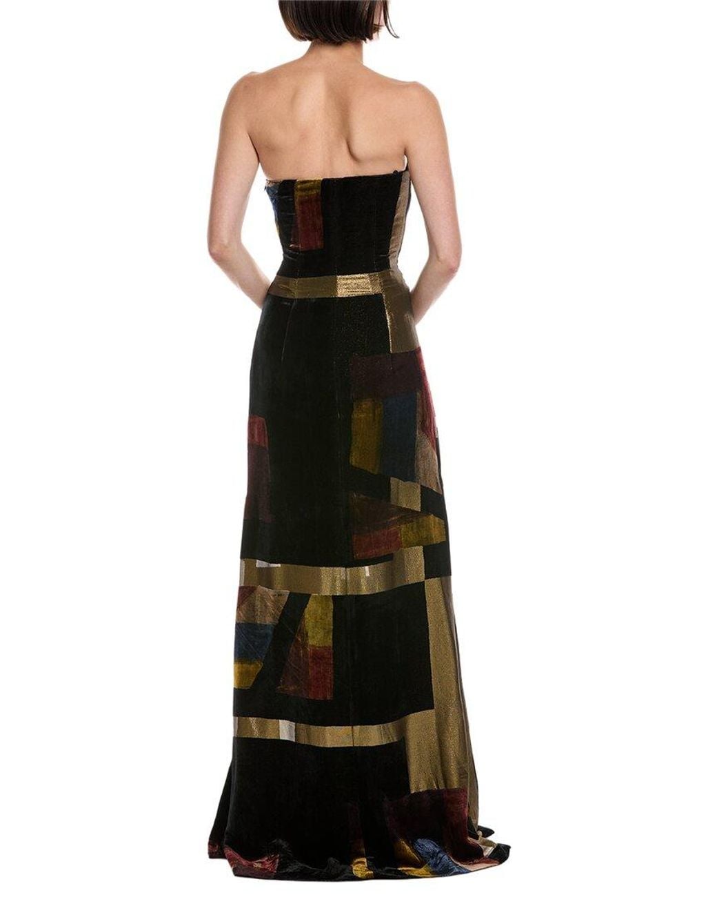 Akris Black Velvet Silk-Blend Maxi Dress