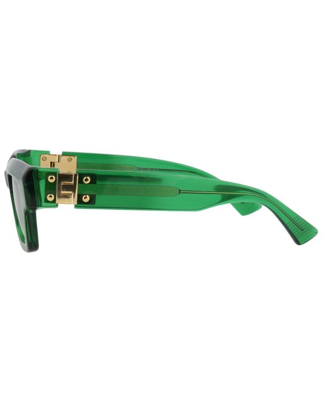 Bottega Veneta Green 49Mm Sunglasses