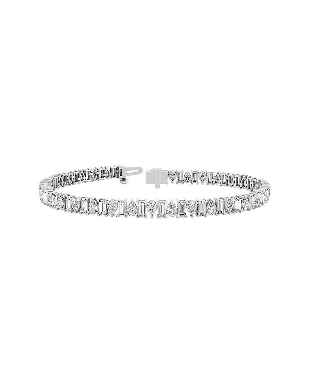 Lab Grown Diamonds White 14K.24 Ct. Tw. Lab-Grown Diamond Tennis Bracelet