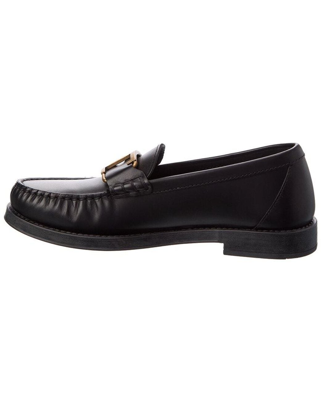 Tod's Black Leather Loafer