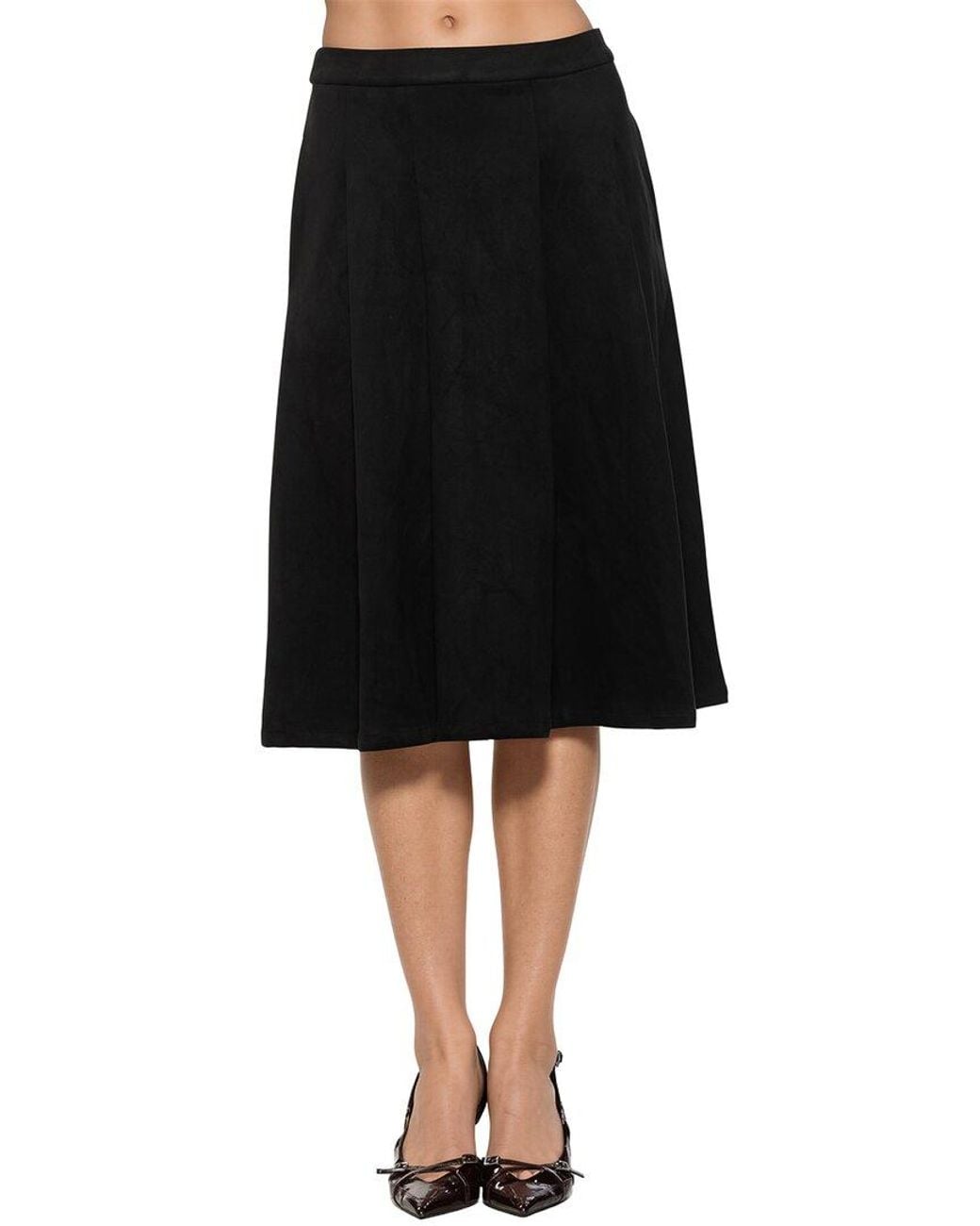 Alexia Admor Black Margot A-line Skirt