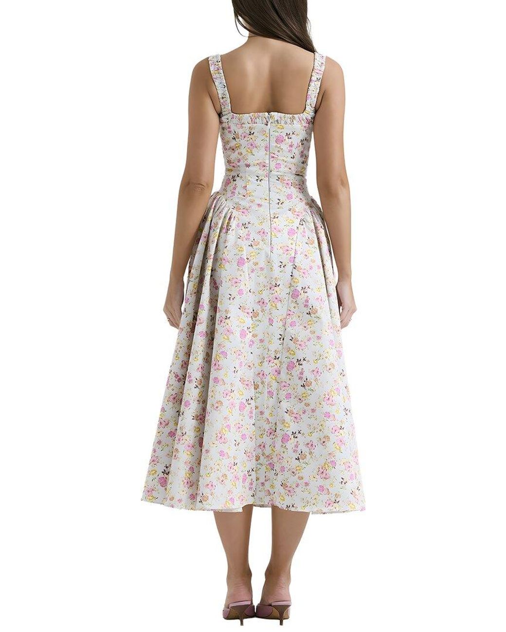 CAMILA BLANCO White Midi Dress