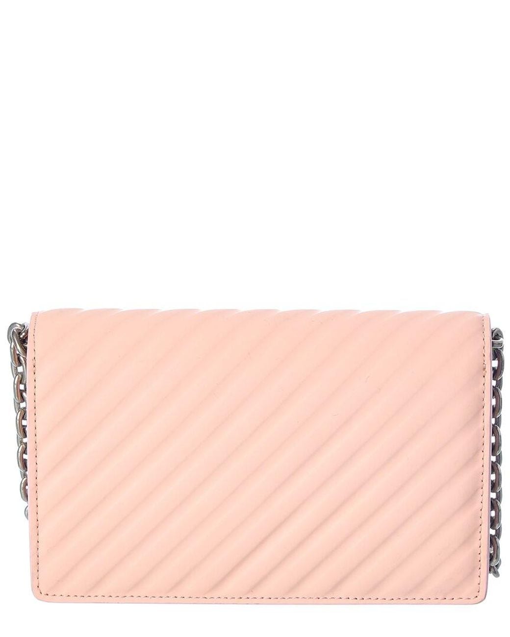 Off-White c/o Virgil Abloh Pink Jitney 0.5 Leather Shoulder Bag