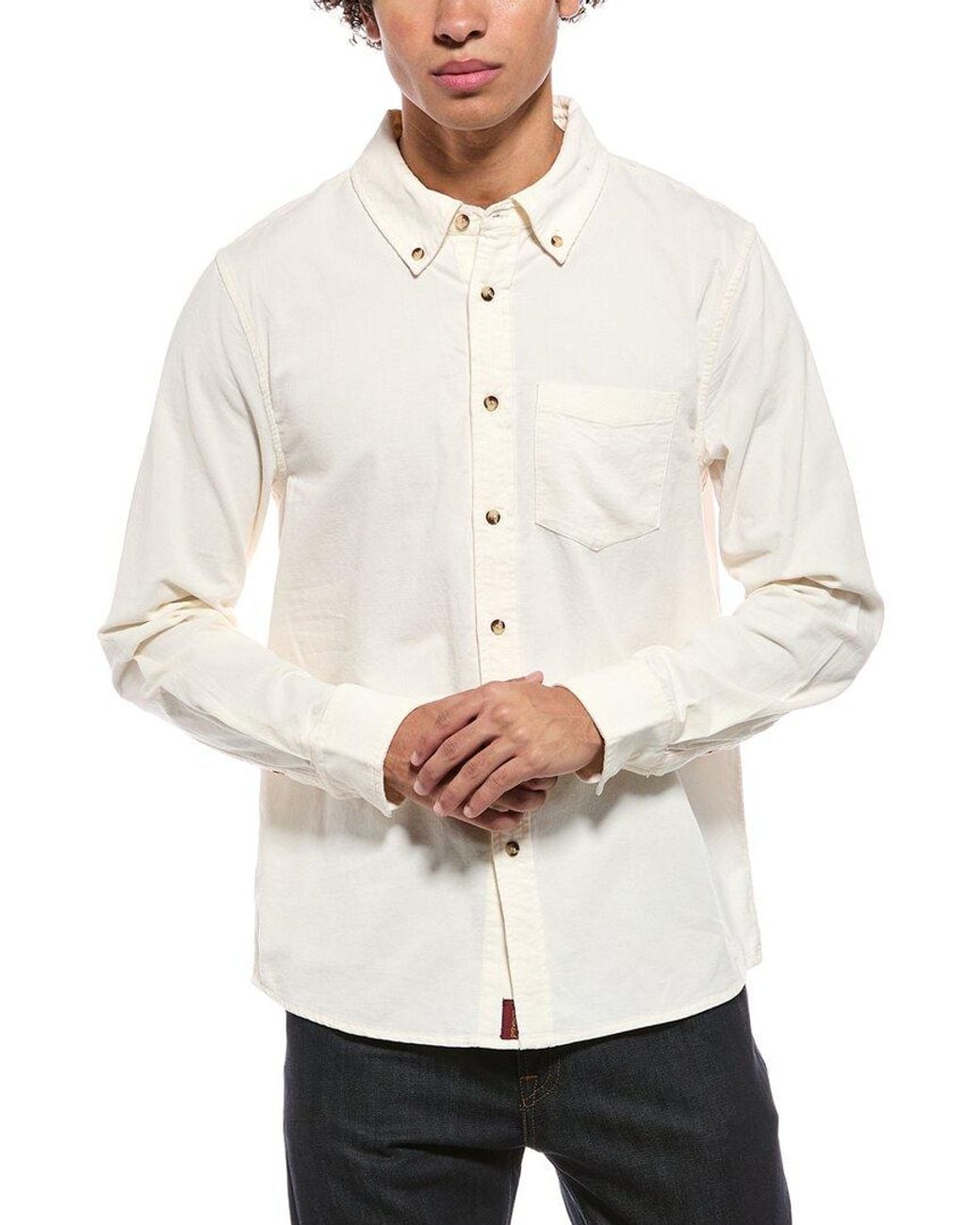 7 For All Mankind White Shirt for men