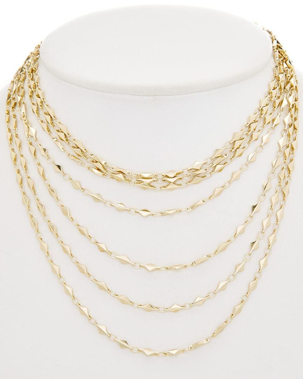 Rachel Reinhardt Jewelry White 14k Plated Necklace