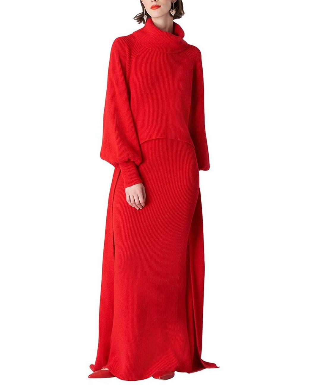 carolina herrera maxi skirt