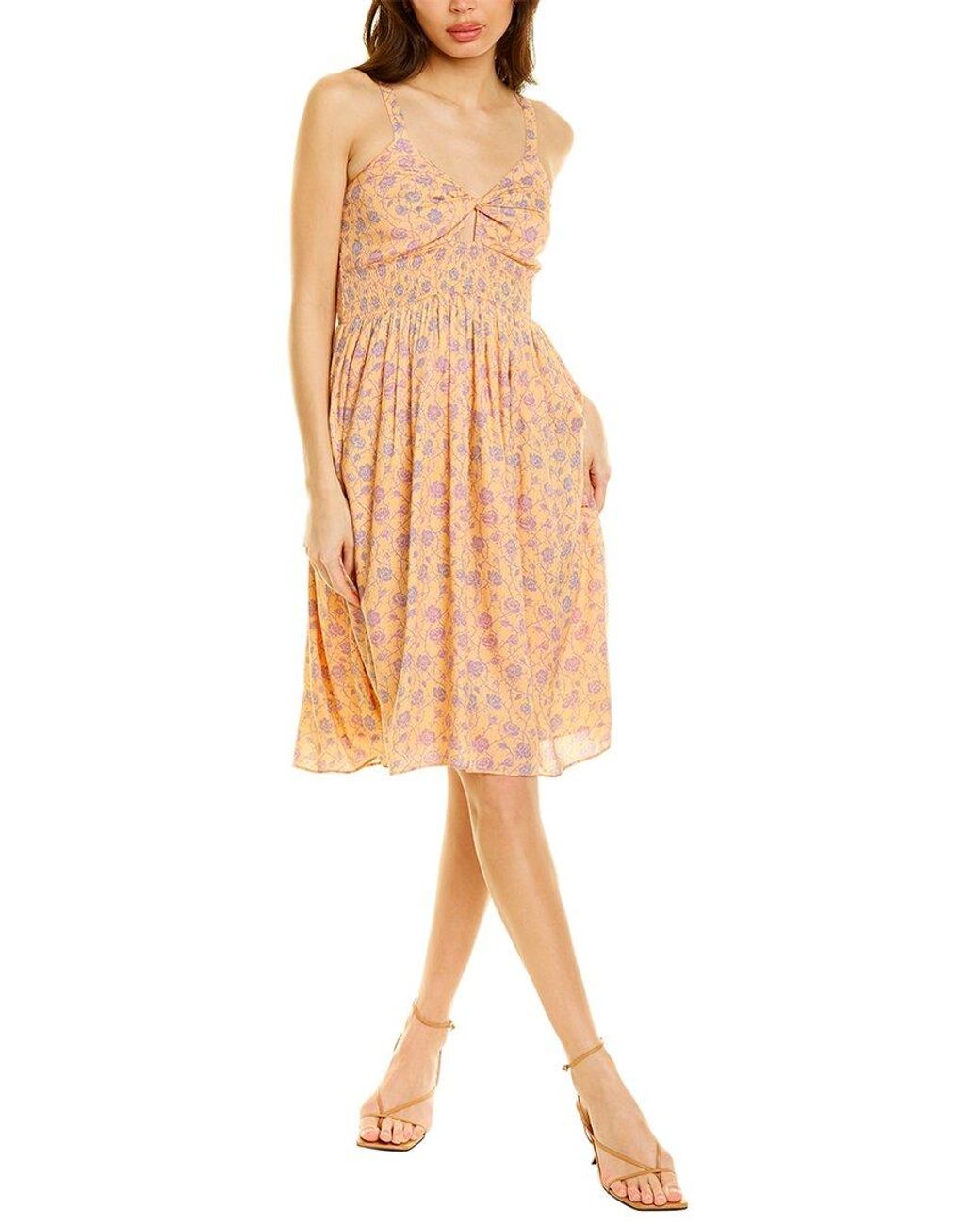 CELINA MOON Natural Midi Dress