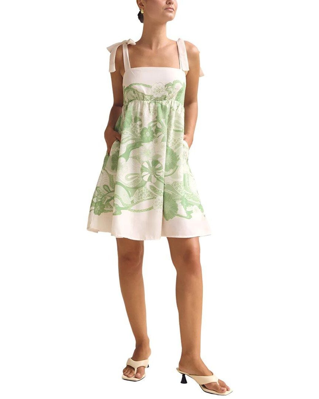 DELI S Green Printed Dress