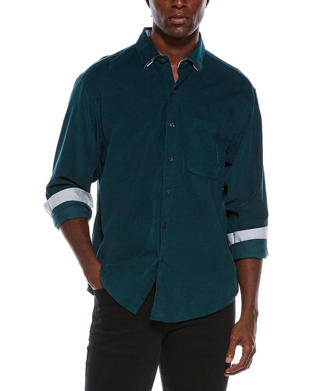 Tommy Bahama Blue Island Elegance Corduroy Shirt for men