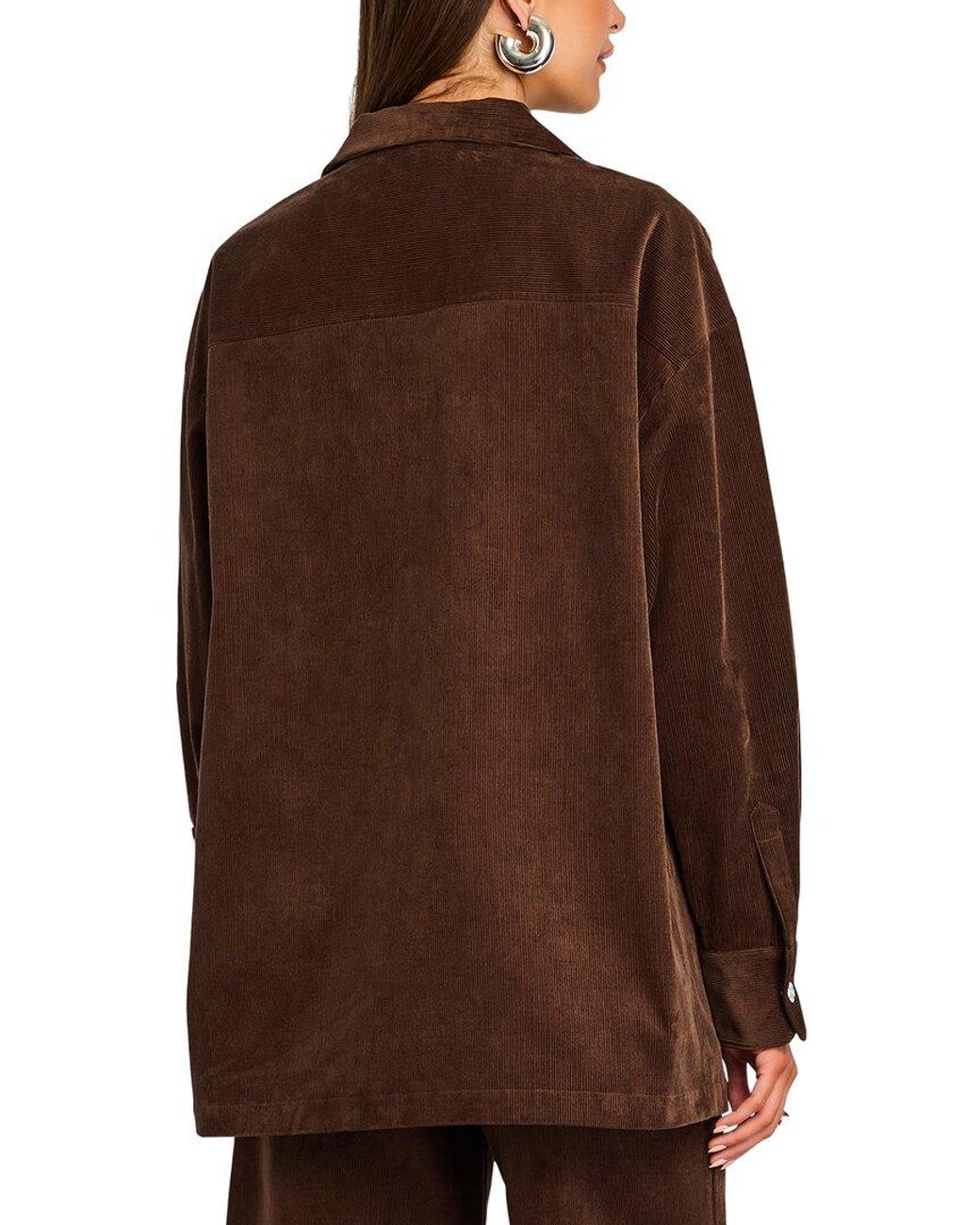 SER.O.YA Brown Ser. O.Ya April Shacket