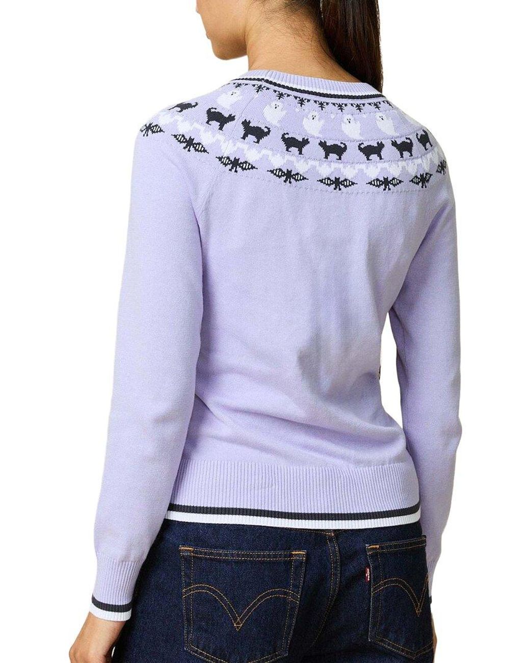 Rowing Blazers Blue Halloween Fairisle Sweater