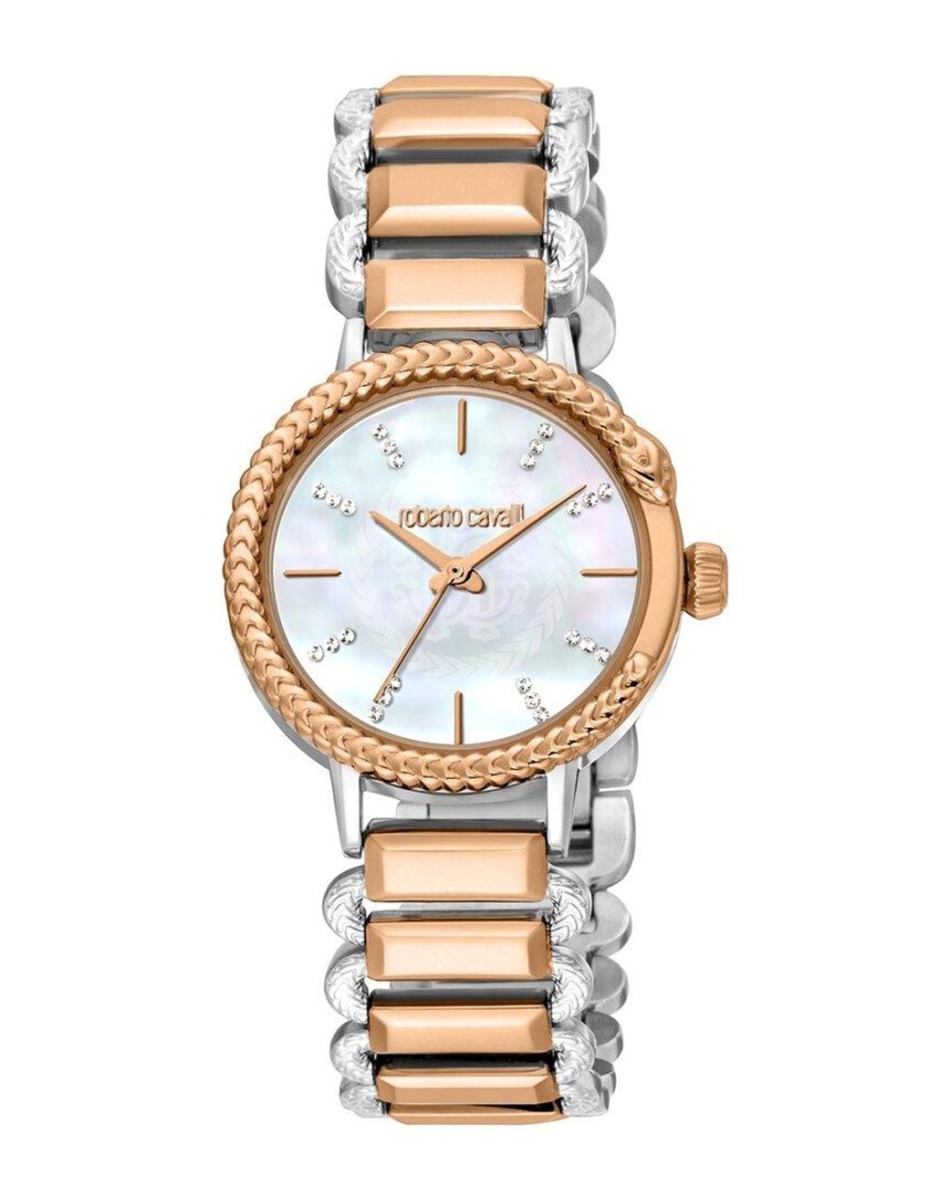 Roberto Cavalli Metallic Snake Core Watch