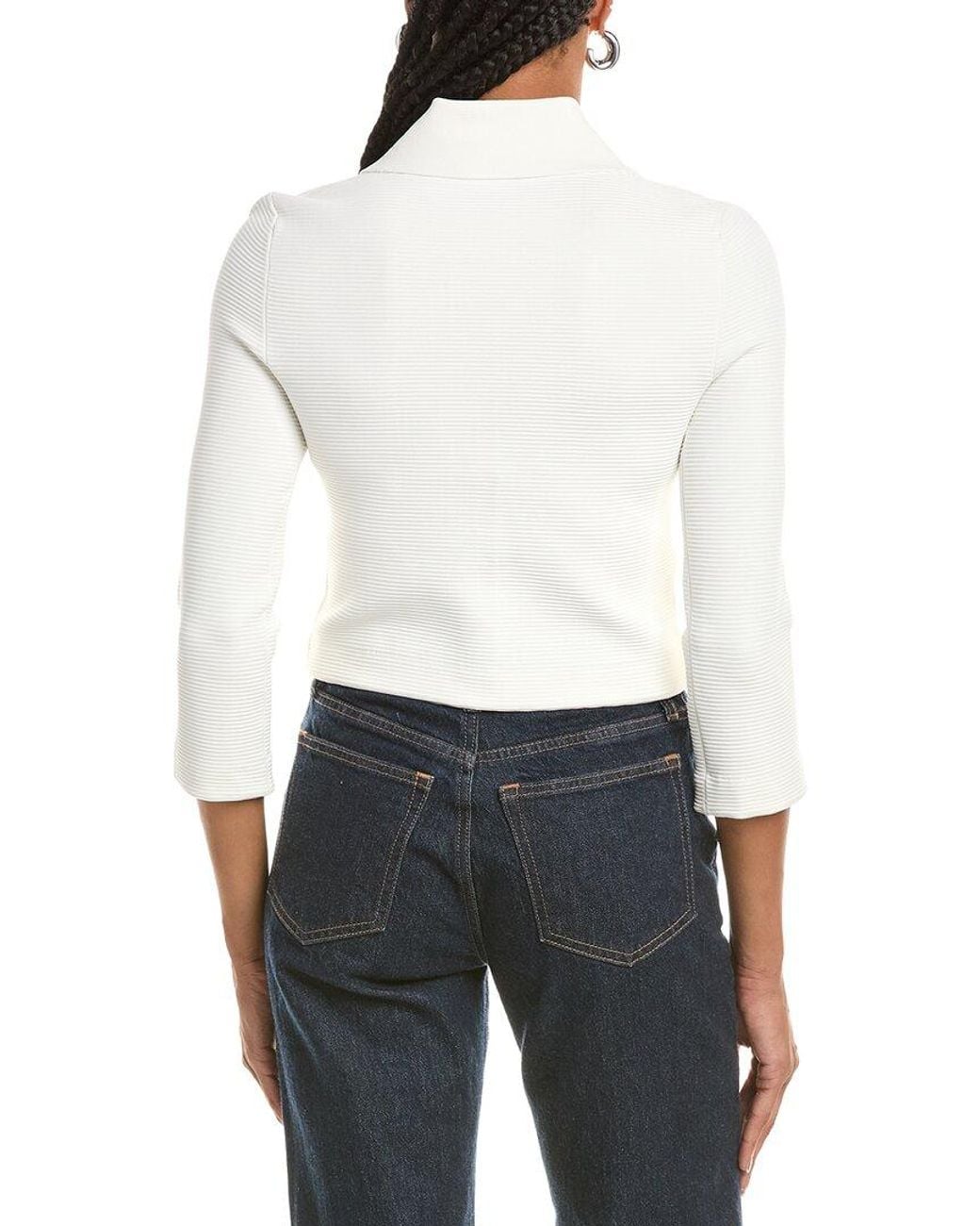 Alice + Olivia White Ila Jacket