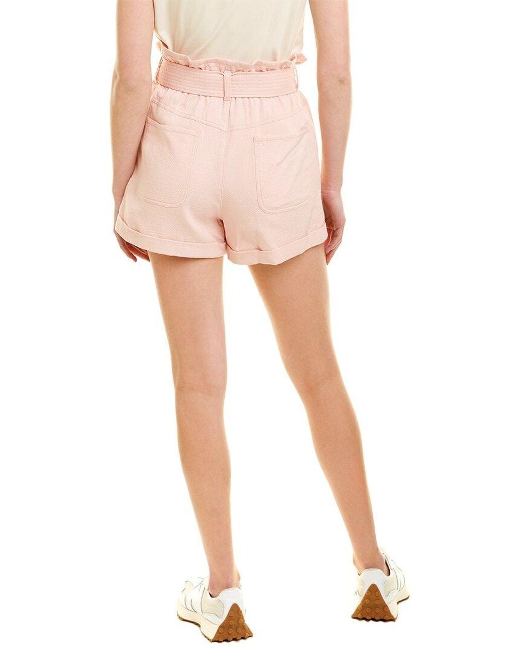 Rebecca Minkoff Pink Ellie Paperbag Short